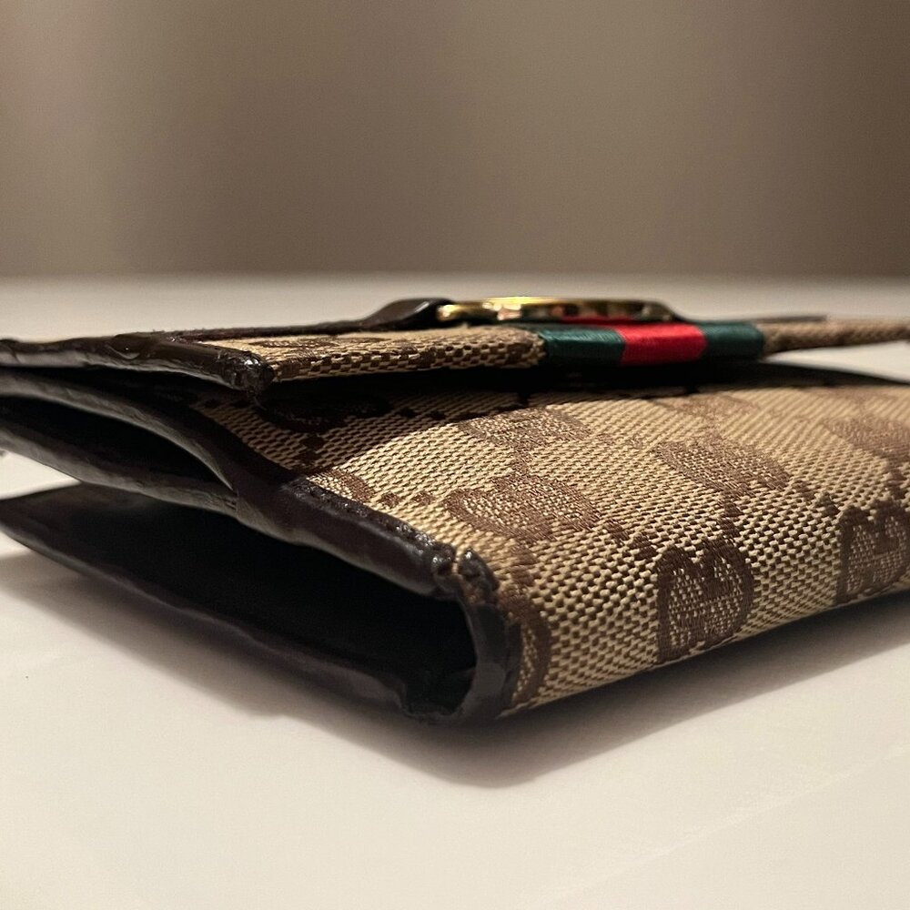 Authentic Vintage Gucci Ophidia GG Canvas Wallet + Box - Picture 11 of 15